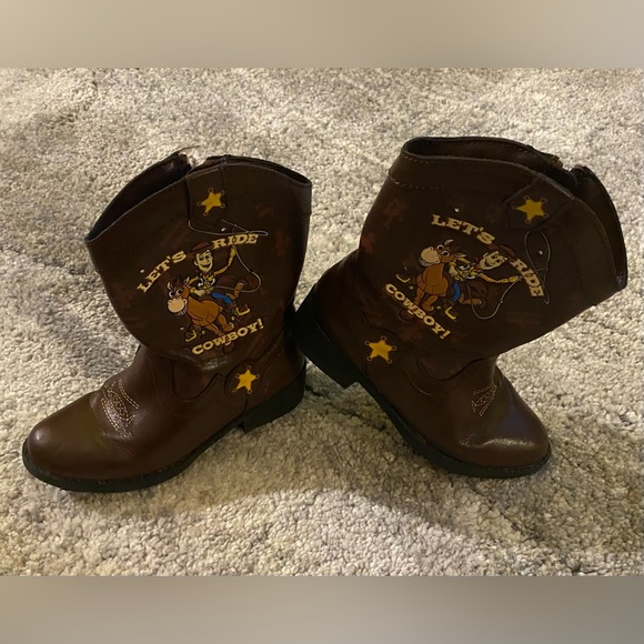 Disney Other - Toy Story Let’s Ride Cowboy Western Boots Size 10